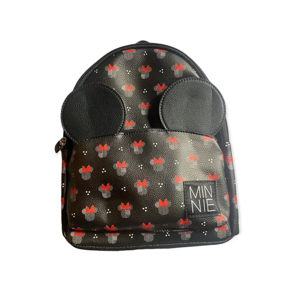 Disney | Bags | Disney Minnie Mouse Faux Leather Backpack By  display picture 1